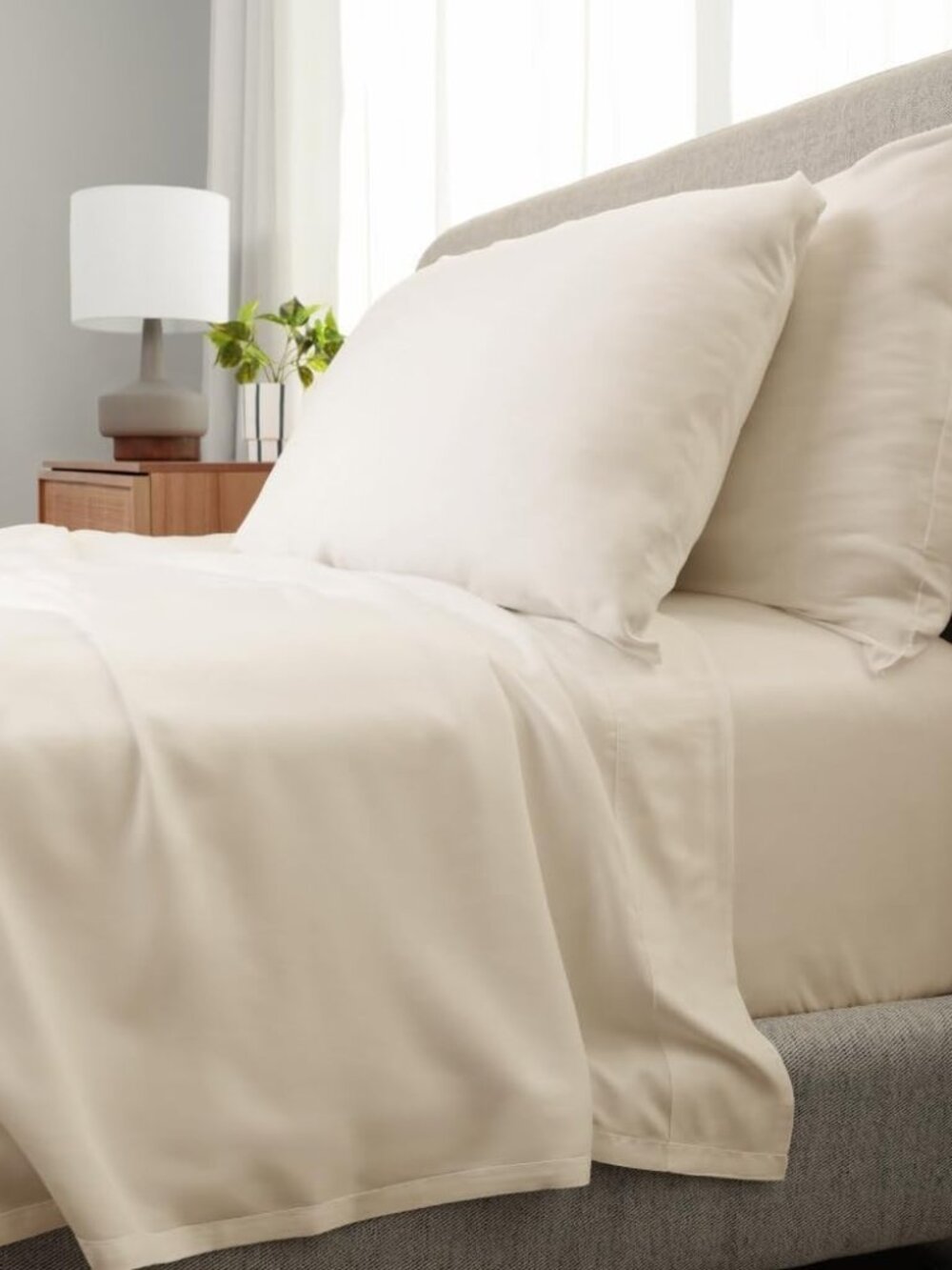 Cariloha Split King Twill Sheet Set Aloha Soft -Viscose Bamboo (5 pcs) - Picture 3 of 16